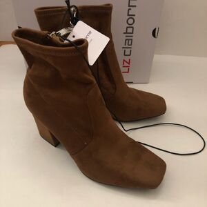 Liz Claiborne Brown Ankle Boots